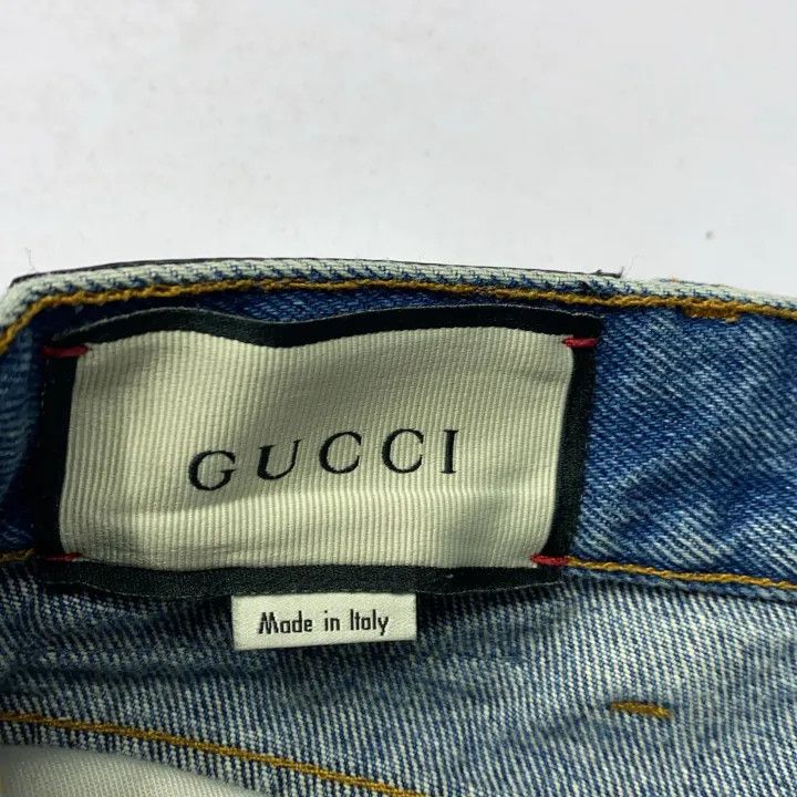 Gucci Gucci Blue Stonewashed Tapered Denim Pants Size US 30 / EU 46 - 3 Thumbnail
