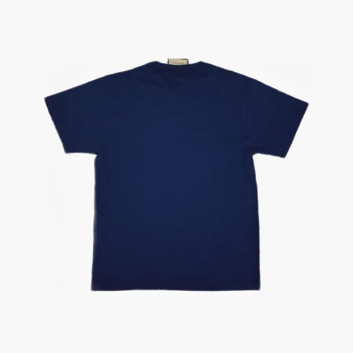 Gucci Gucci Cotton Navy Crew Neck T-Shirt Size US S / EU 44-46 / 1 - 3 Thumbnail