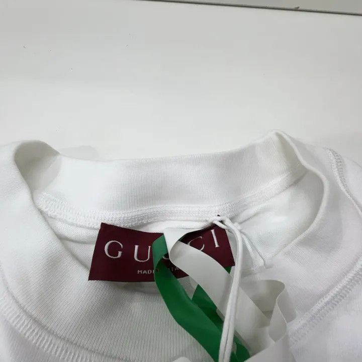 Gucci Gucci Lido Logo Print Short Sleeve Tee Size US L / EU 52-54 / 3 - 4 Thumbnail