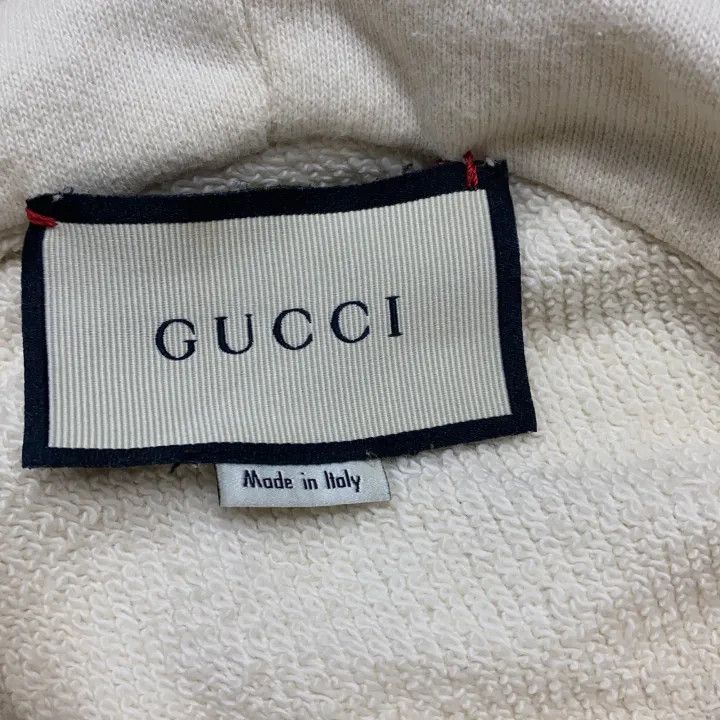 Gucci Gucci Logo Print Hooded Sweatshirt for Men Size US S / EU 44-46 / 1 - 3 Thumbnail