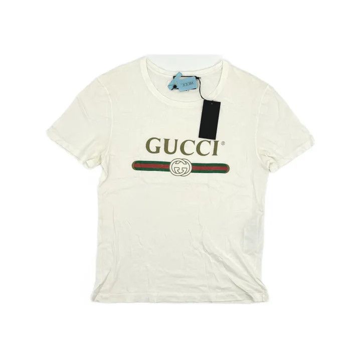 Gucci Gucci Vintage Logo Print Short Sleeve T-Shirt Size US M / EU 48-50 / 2 - 2 Thumbnail