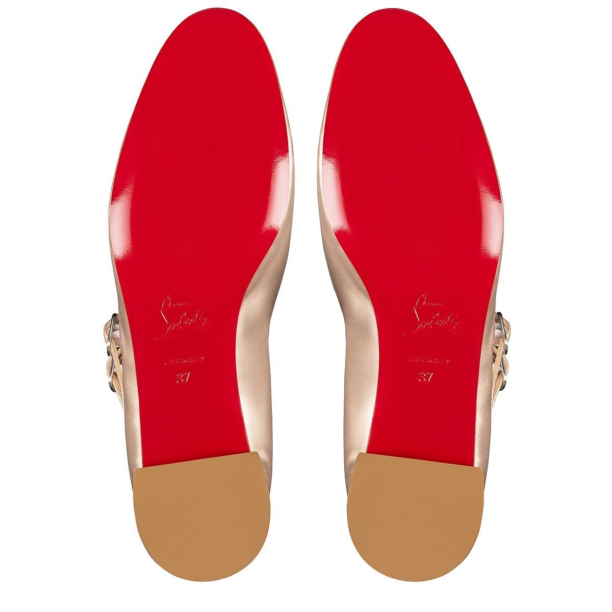 Christian Louboutin sweet jane flat beige Size US 6 / IT 36 - 6 Thumbnail