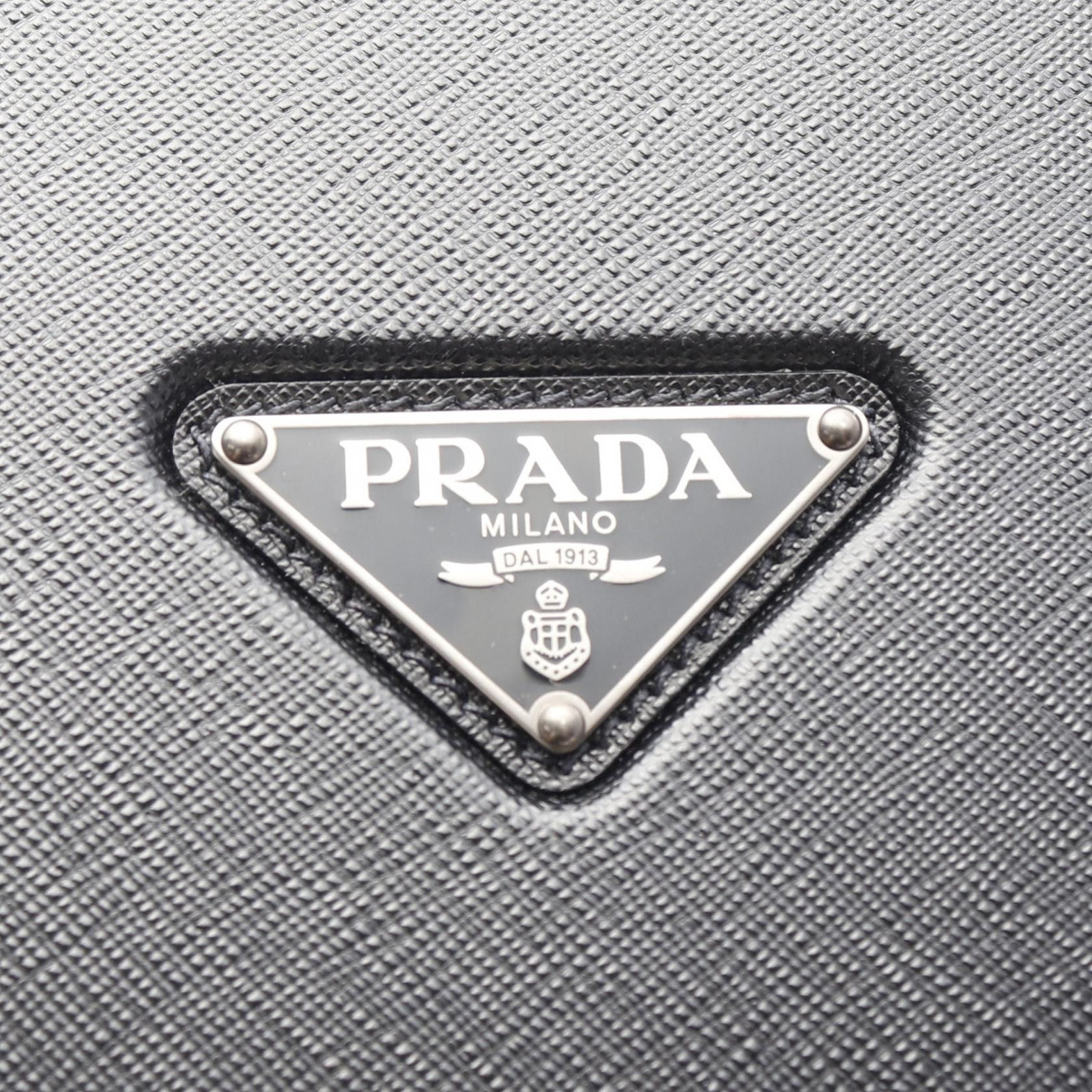 Prada Prada Prada POLICARBONATO TROLLEY Saffiano Leather Trolley Leather Travel Bag 2VQ0062C0NF0002 Size ONE SIZE - 5 Thumbnail