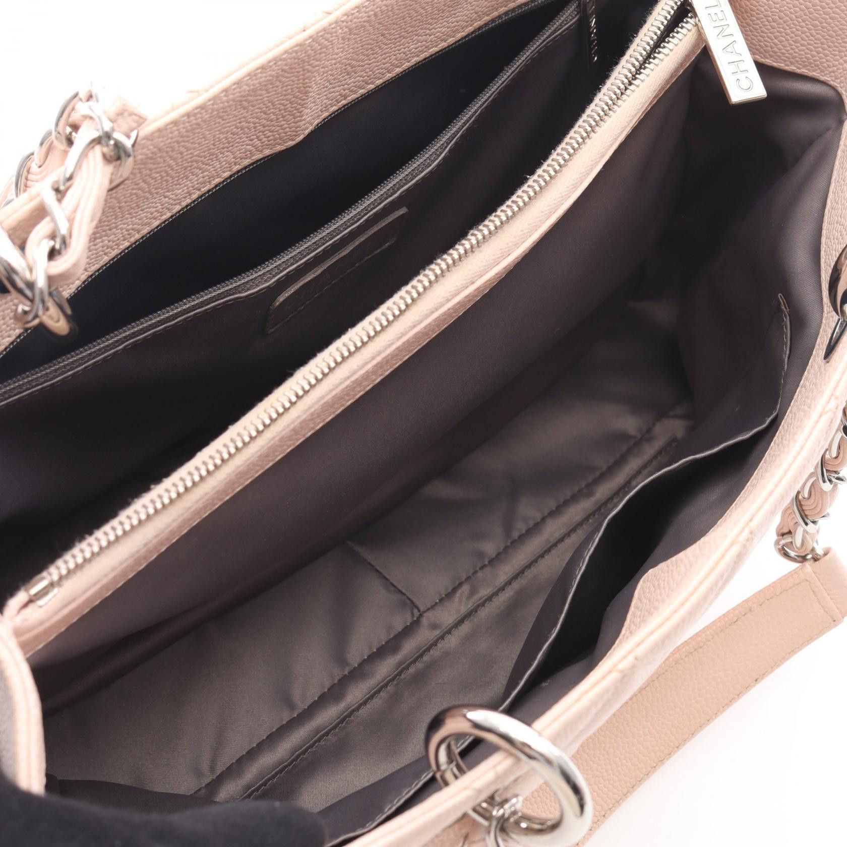 Chanel Chanel Chanel Matelasse Grand Shopping Tote Bag Caviar Skin Tote Bag Leather Tote Bag A50995 Size ONE SIZE - 3 Thumbnail