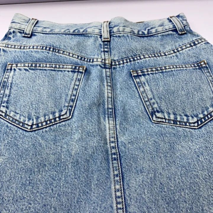 Gucci Gucci Blue Casual Zip Button Skirt Size US 38 / EU 54 - 4 Thumbnail
