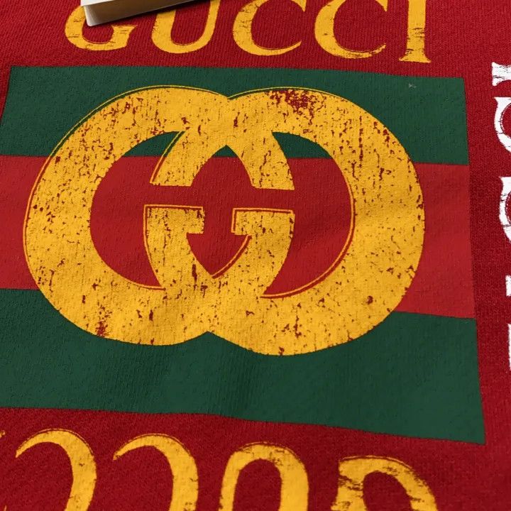 Gucci Gucci Logo Print Long Sleeve Sweatshirt Size US S / EU 44-46 / 1 - 13 Thumbnail