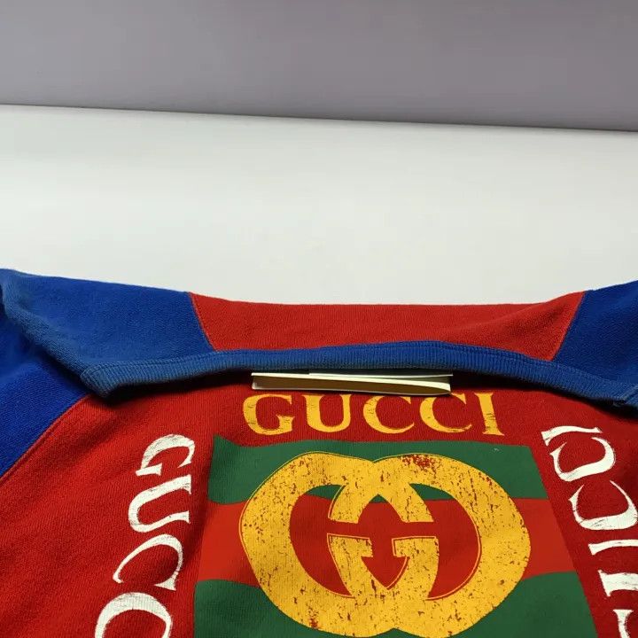Gucci Gucci Logo Print Long Sleeve Sweatshirt Size US S / EU 44-46 / 1 - 10 Thumbnail