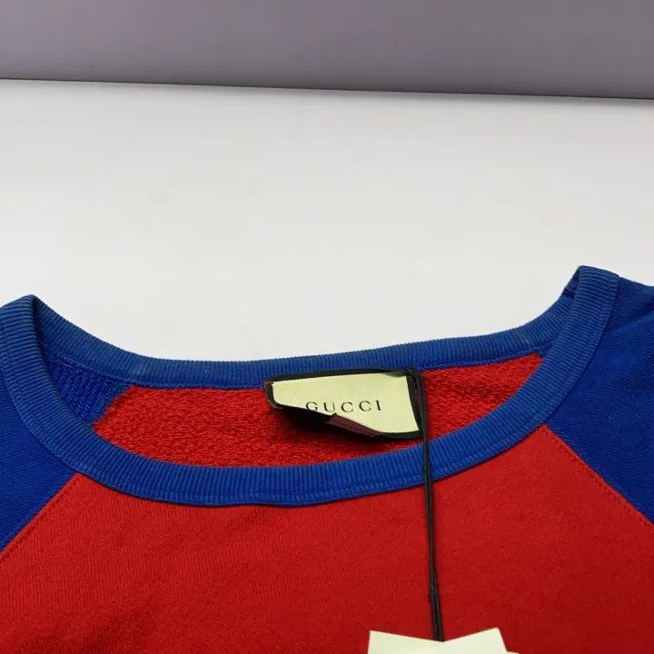Gucci Gucci Logo Print Long Sleeve Sweatshirt Size US S / EU 44-46 / 1 - 9 Thumbnail