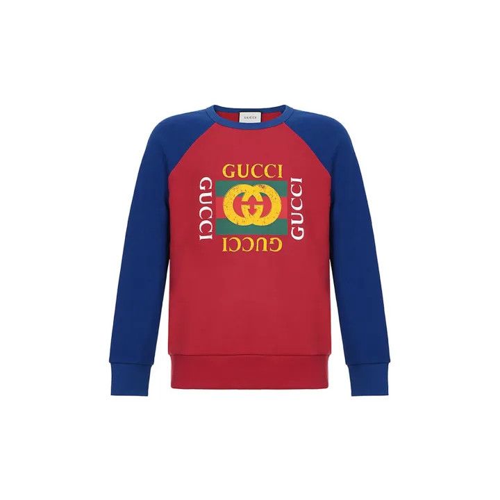Gucci Gucci Logo Print Long Sleeve Sweatshirt Size US S / EU 44-46 / 1 - 2 Thumbnail