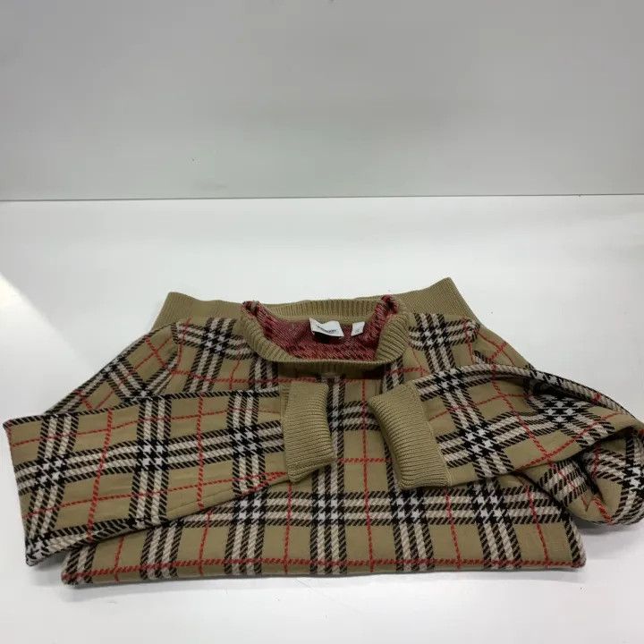 Burberry Burberry Classic Check Merino Wool Sweater for Men Size US XS / EU 42 / 0 - 5 Thumbnail