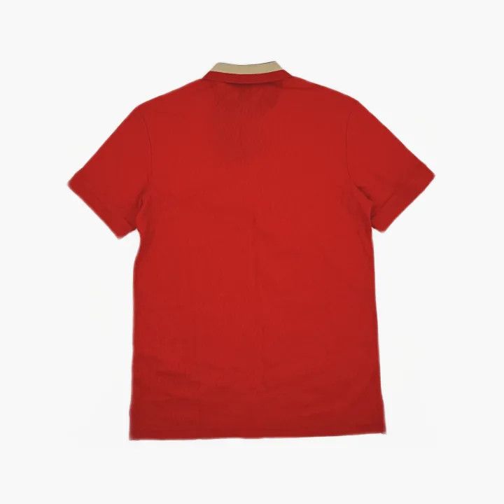 Burberry Burberry Red Cotton Polo Shirt for Men Size US S / EU 44-46 / 1 - 3 Thumbnail