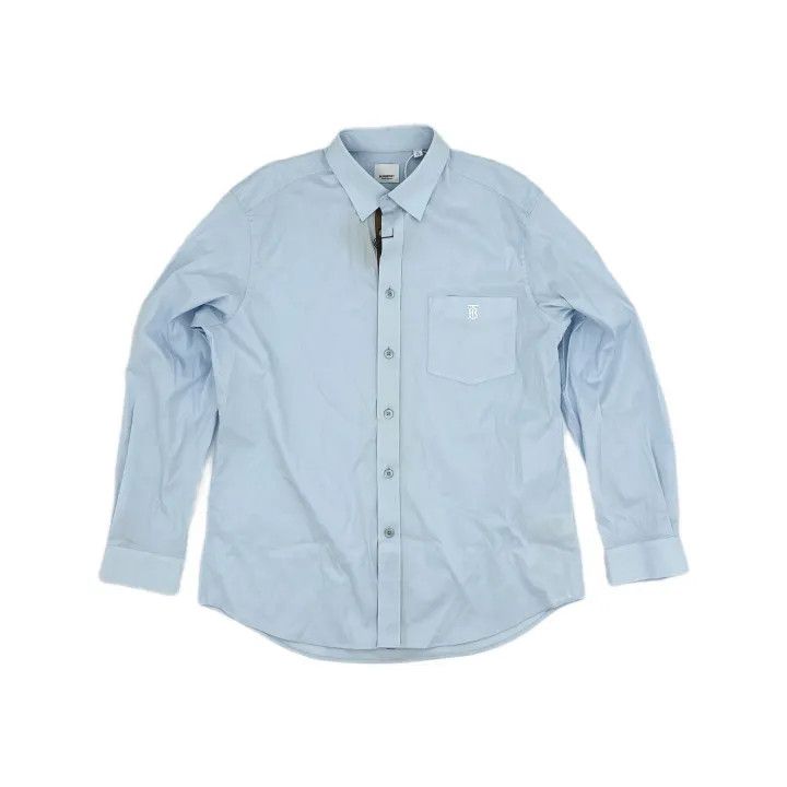 Burberry Burberry Functional Cotton Long Sleeve Shirt Size US XL / EU 56 / 4 - 2 Thumbnail
