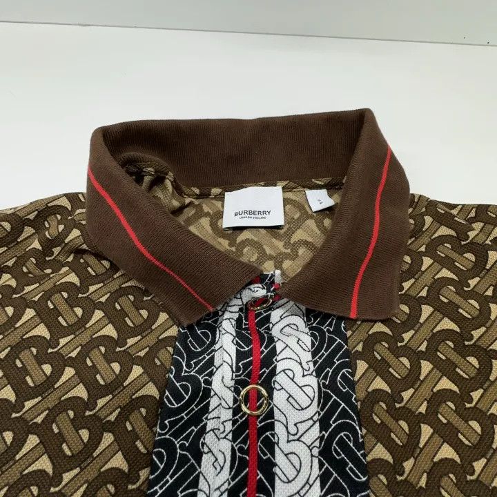 Burberry Logo Print Short Sleeve Polo Shirt