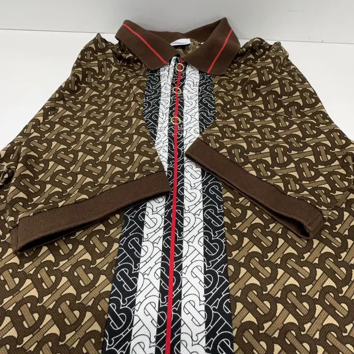 Burberry Logo Print Short Sleeve Polo Shirt