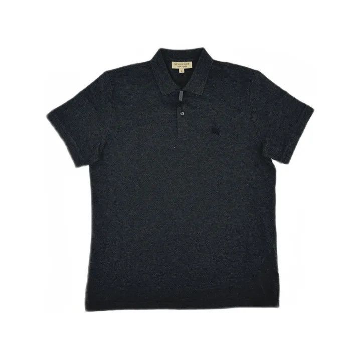 Burberry Burberry Men's Short Sleeve Polo Shirt in Dark Gray Size US XL / EU 56 / 4 - 2 Thumbnail