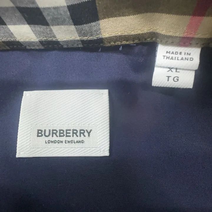 Burberry Burberry Blue Short Sleeve Logo Shirt Size US XL / EU 56 / 4 - 2 Thumbnail