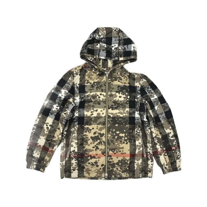 Burberry Burberry Camouflage Plaid Hooded Jacket Size US M / EU 48-50 / 2 - 2 Thumbnail