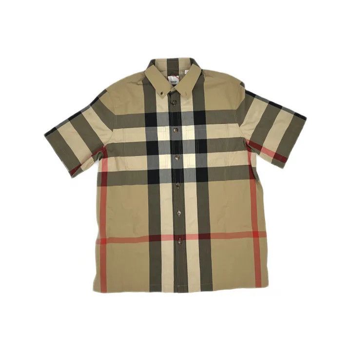 Burberry Burberry Colorful Plaid Short Sleeve Shirt Size US S / EU 44-46 / 1 - 2 Thumbnail