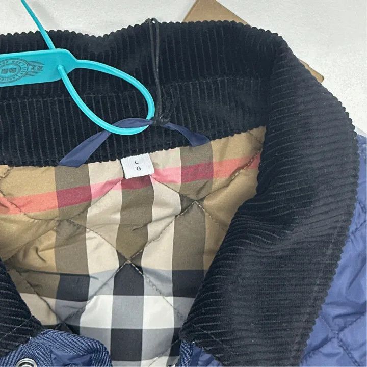 Burberry Burberry Quilted Double-Breasted Cotton Jacket Size US L / EU 52-54 / 3 - 3 Thumbnail