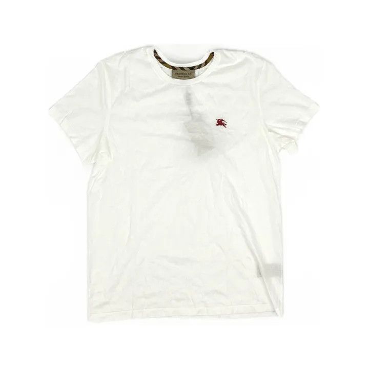 Burberry Burberry White Short Sleeve T-Shirt for Men Size US L / EU 52-54 / 3 - 2 Thumbnail
