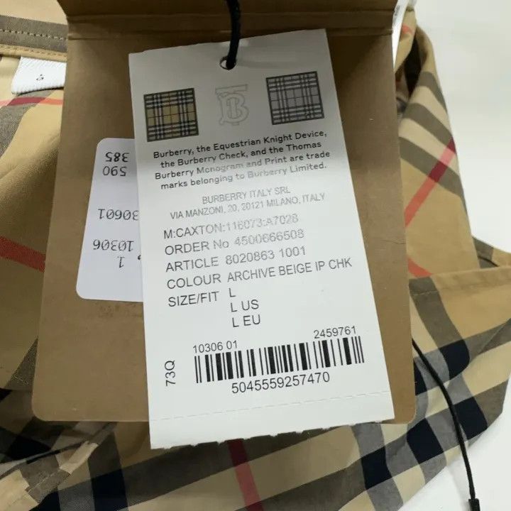 Burberry Burberry Classic Check Long Sleeve Shirt Size US L / EU 52-54 / 3 - 10 Thumbnail