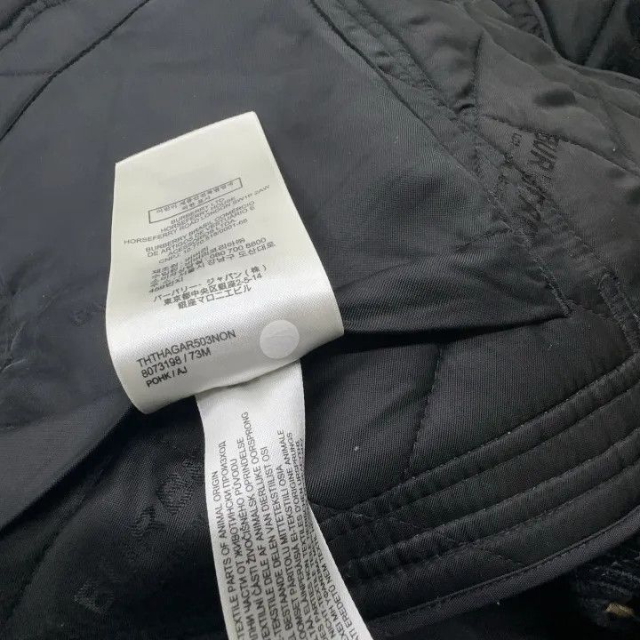 Burberry Burberry Black Diamond Quilted Long Sleeve Jacket Size US XL / EU 56 / 4 - 4 Thumbnail