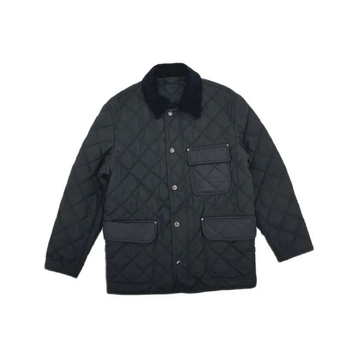 Burberry Burberry Black Diamond Quilted Long Sleeve Jacket Size US XL / EU 56 / 4 - 2 Thumbnail