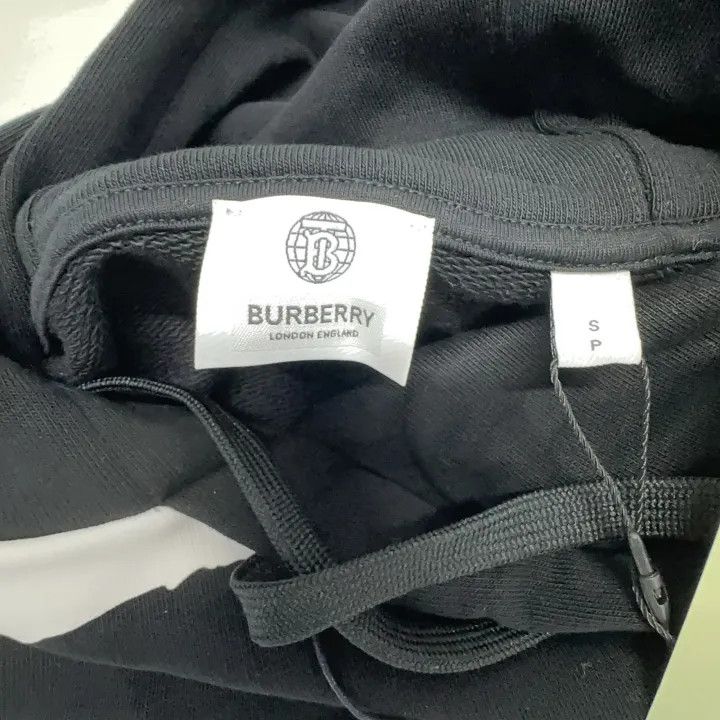 Burberry Burberry Black Logo Print Pullover Hoodie Size US S / EU 44-46 / 1 - 6 Thumbnail