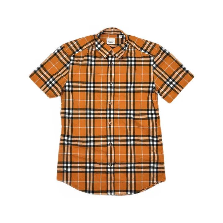 Burberry Burberry Short Sleeve Plaid Cotton Shirt Size US XS / EU 42 / 0 - 2 Thumbnail