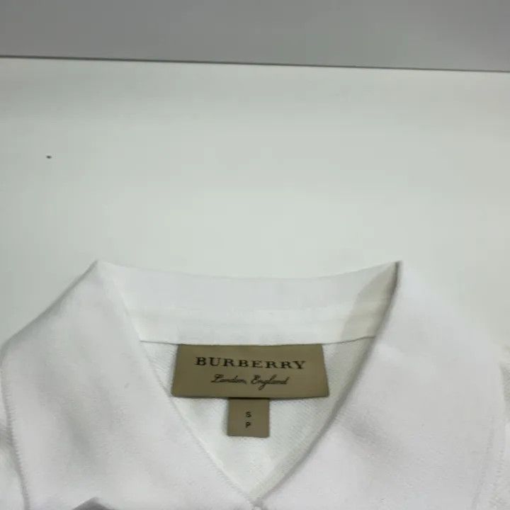 Burberry Burberry SS22 White Short Sleeve Polo Size US S / EU 44-46 / 1 - 6 Thumbnail
