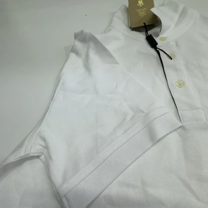 Burberry Burberry SS22 White Short Sleeve Polo Size US S / EU 44-46 / 1 - 10 Thumbnail