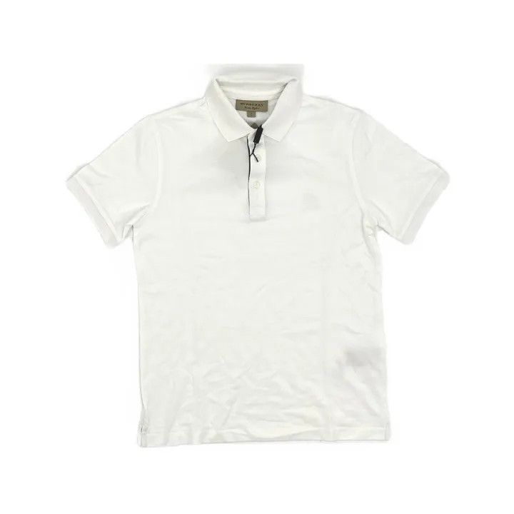 Burberry Burberry SS22 White Short Sleeve Polo Size US S / EU 44-46 / 1 - 2 Thumbnail