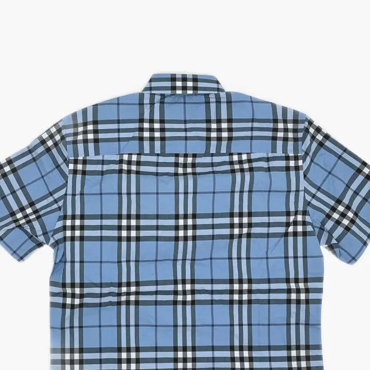 Burberry Burberry SS21 Blue Plaid Short Sleeve Shirt Size US S / EU 44-46 / 1 - 2 Thumbnail