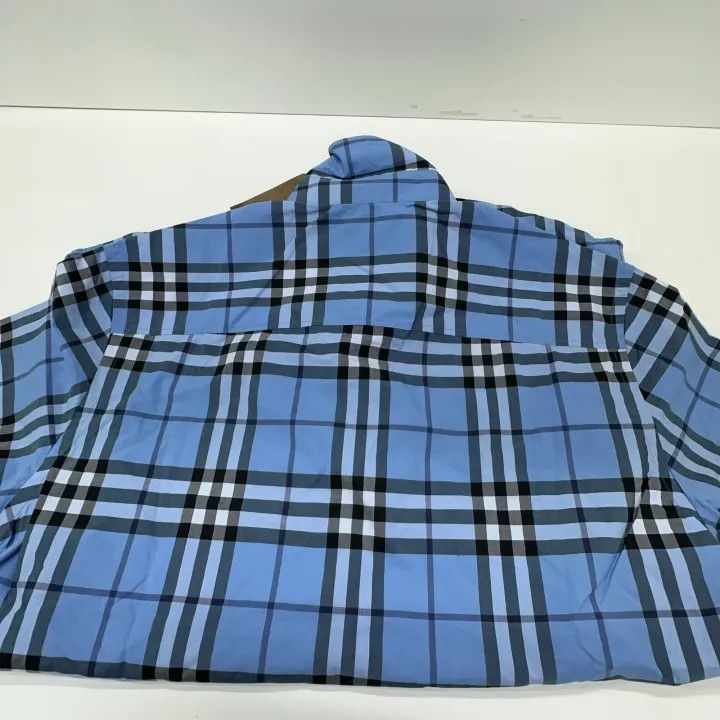 Burberry Burberry SS21 Blue Plaid Short Sleeve Shirt Size US S / EU 44-46 / 1 - 10 Thumbnail