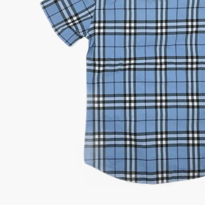 Burberry Burberry SS21 Blue Plaid Short Sleeve Shirt Size US S / EU 44-46 / 1 - 3 Thumbnail