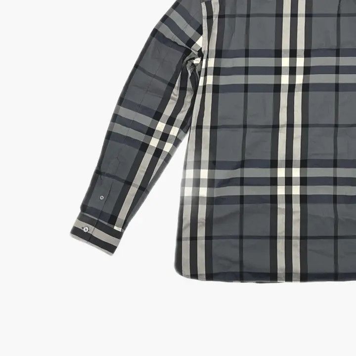 Burberry Burberry Long Sleeve Shirt in Charcoal Gray Size US M / EU 48-50 / 2 - 4 Thumbnail