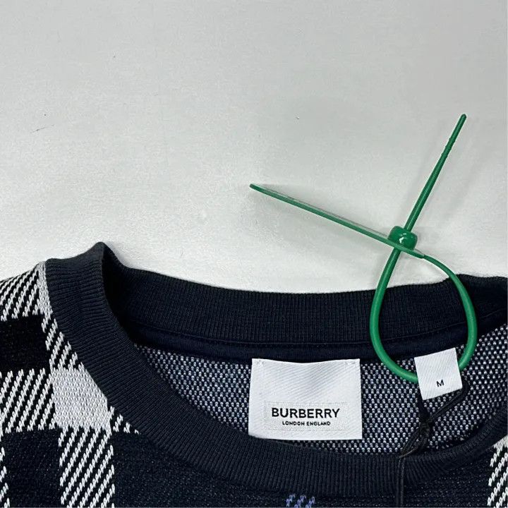 Burberry Burberry SS23 Blue Plaid Short Sleeve T-Shirt Size US M / EU 48-50 / 2 - 2 Thumbnail