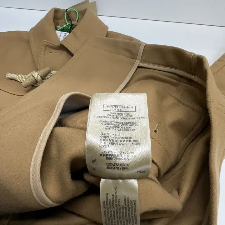Burberry Burberry Wool Toggle Coat in Khaki Color Size US XS / EU 42 / 0 - 4 Thumbnail