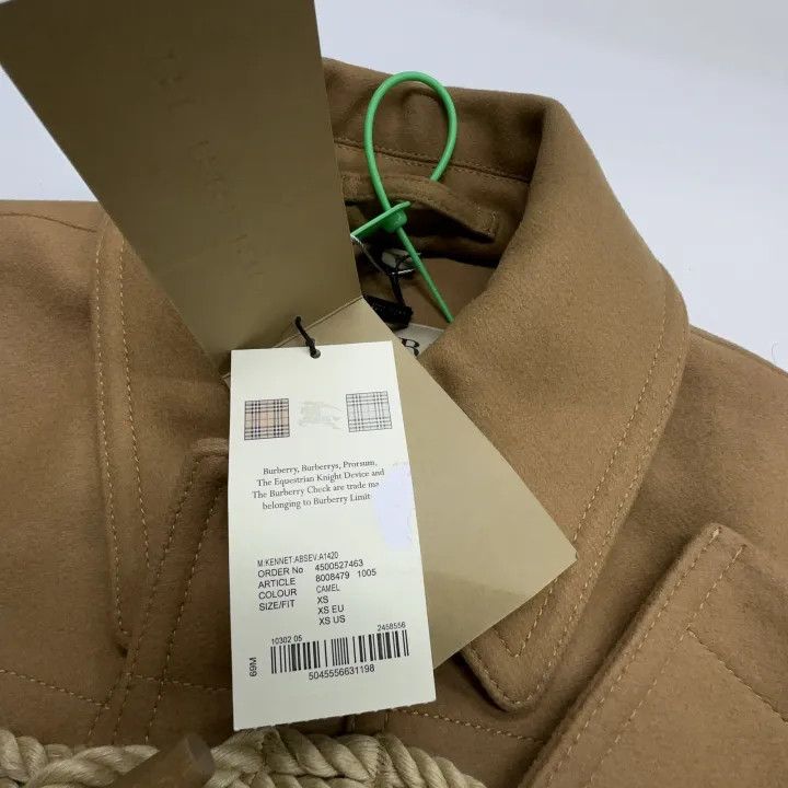 Burberry Burberry Wool Toggle Coat in Khaki Color Size US XS / EU 42 / 0 - 5 Thumbnail