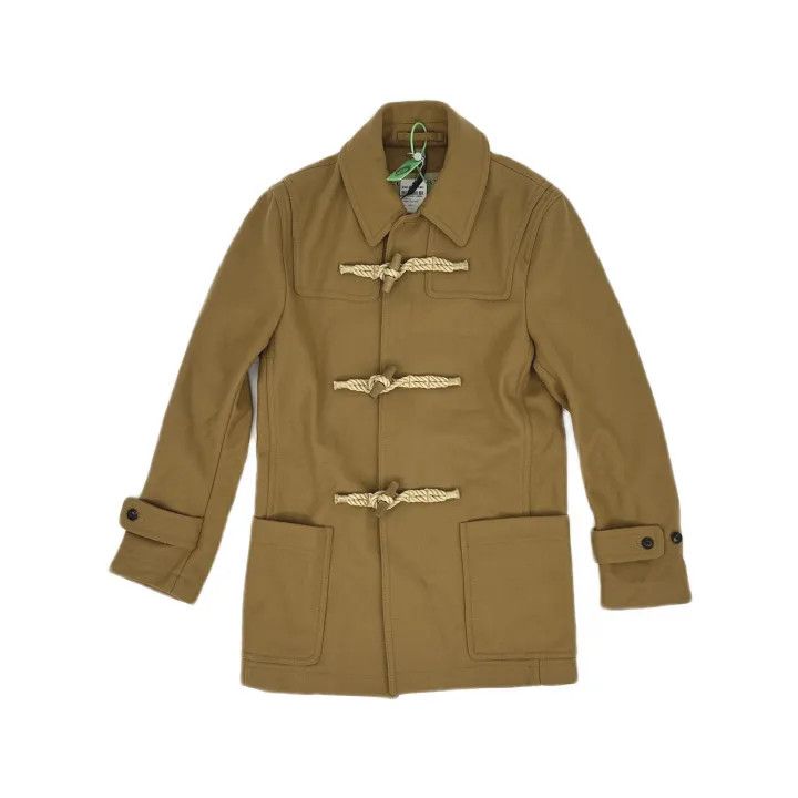 Burberry Burberry Wool Toggle Coat in Khaki Color Size US XS / EU 42 / 0 - 2 Thumbnail