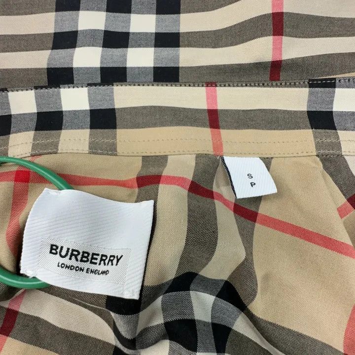 Burberry Burberry Beige Check Long Sleeve Shirt Size US S / EU 44-46 / 1 - 2 Thumbnail