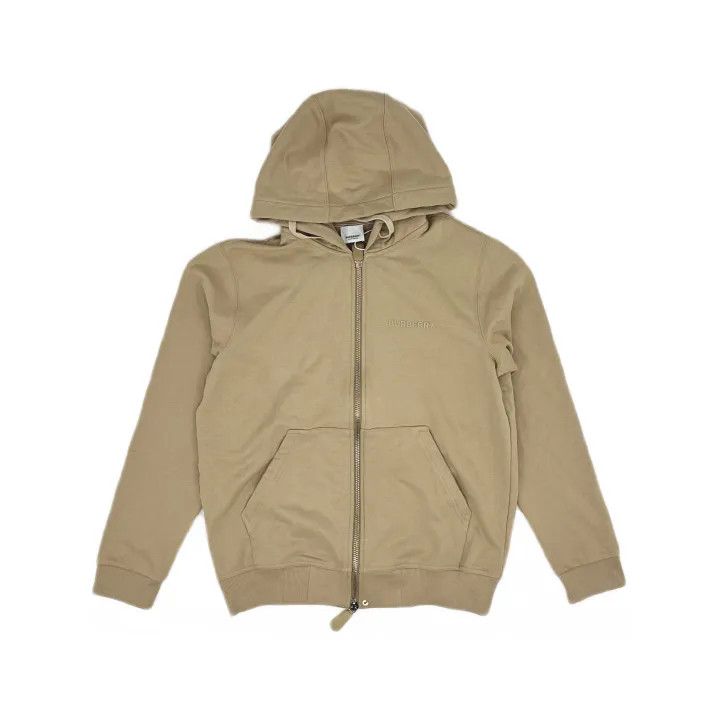 Burberry Burberry Beige Logo Zip Hoodie for Men Size US S / EU 44-46 / 1 - 2 Thumbnail