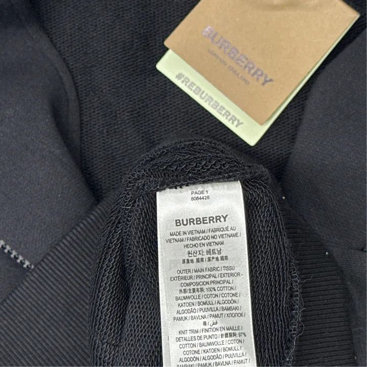 Burberry Burberry Hooded Zip-Up Sweatshirt for Men Size US XL / EU 56 / 4 - 2 Thumbnail