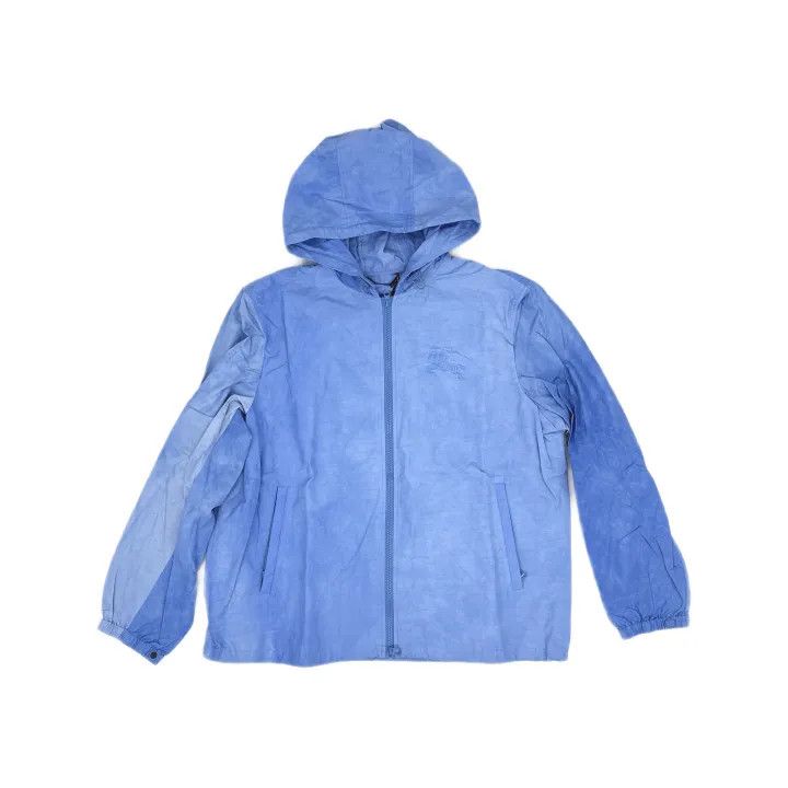 Burberry Burberry SS23 Blue Hooded Zip Jacket Size US L / EU 52-54 / 3 - 2 Thumbnail