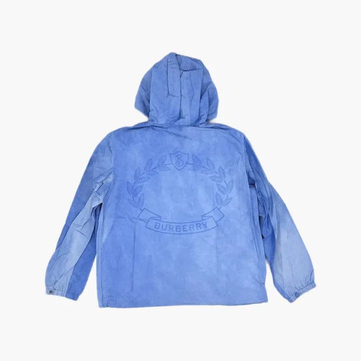 Burberry Burberry SS23 Blue Hooded Zip Jacket Size US L / EU 52-54 / 3 - 3 Thumbnail