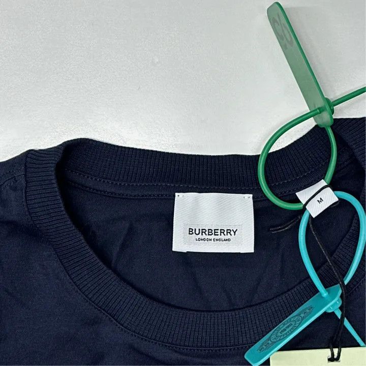 Burberry Burberry Navy Blue Short Sleeve T-Shirt Size US M / EU 48-50 / 2 - 2 Thumbnail