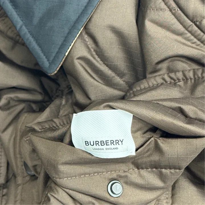 Burberry Burberry Brown Striped Double-Faced Long Sleeve Shirt Size US XXL / EU 58 / 5 - 3 Thumbnail
