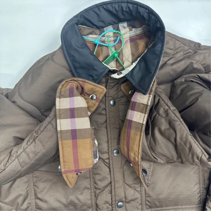 Burberry Burberry Brown Striped Double-Faced Long Sleeve Shirt Size US XXL / EU 58 / 5 - 6 Thumbnail
