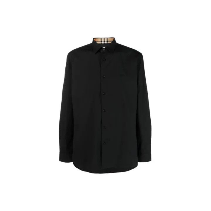 Burberry Burberry Black Button-Up Shirt for Men Size US XXL / EU 58 / 5 - 2 Thumbnail