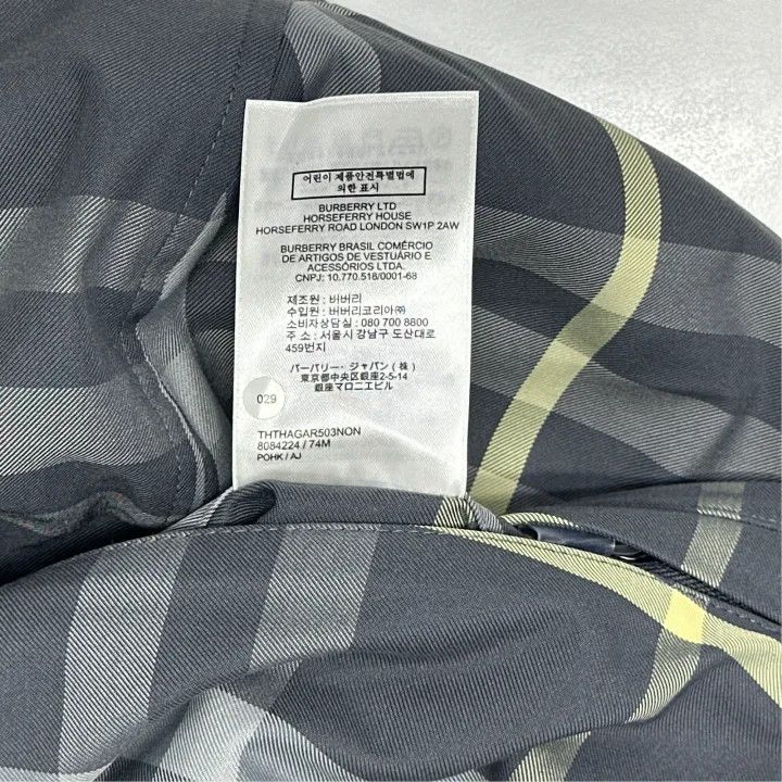 Burberry Burberry Black Plaid Zip Hoodie Jacket Size US S / EU 44-46 / 1 - 3 Thumbnail